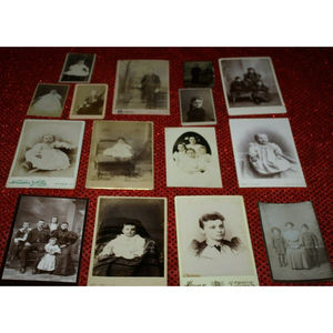 Antique Black & White Photographs Late 1800's to Early 1900's Lot 0f 15 #4